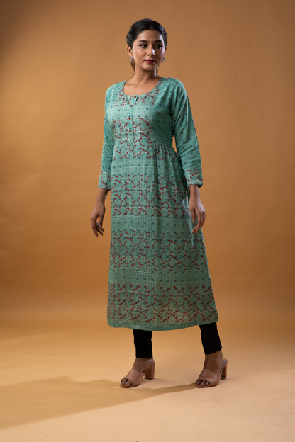 Silk kurti - Dedhia House