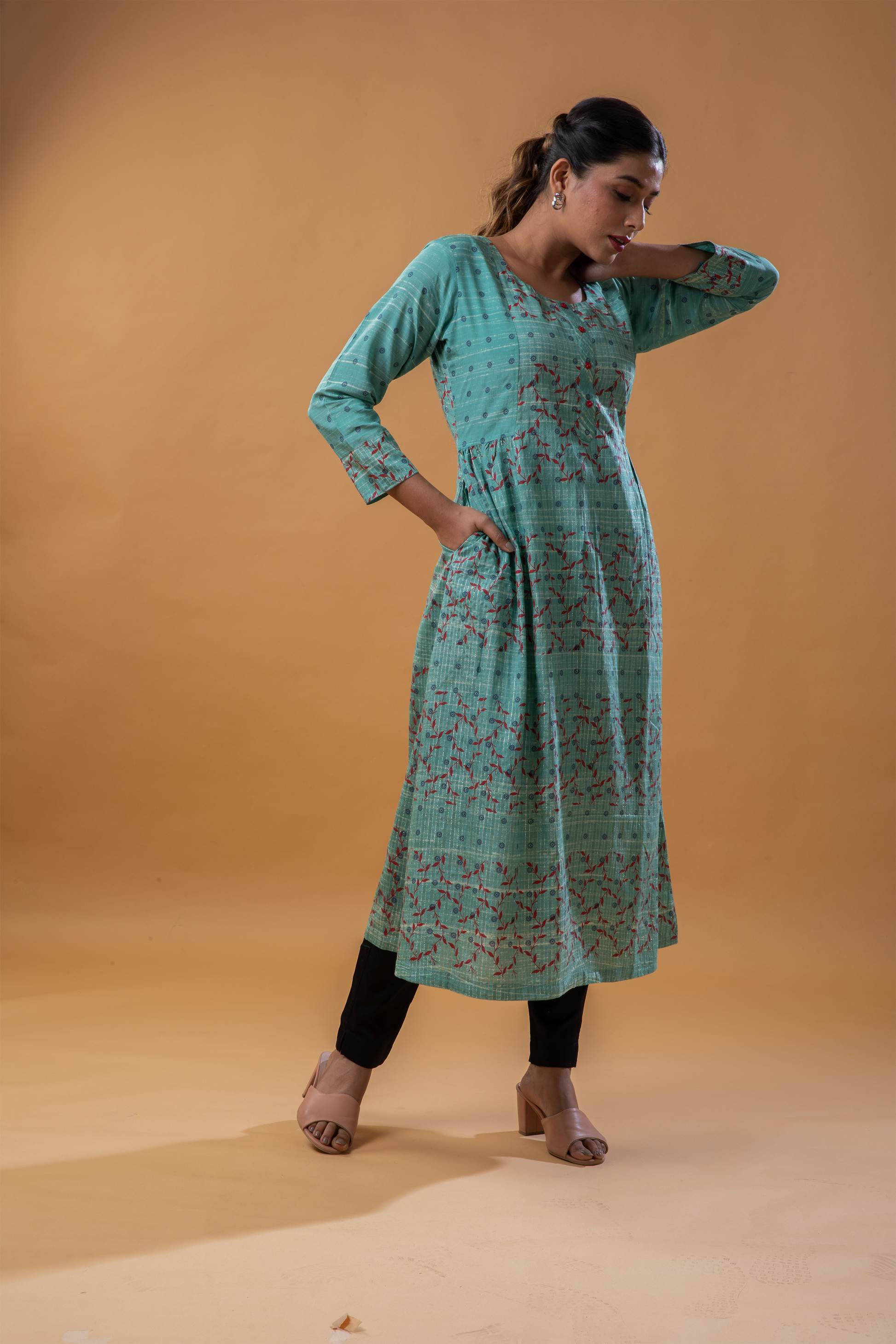 Silk kurti - Dedhia House
