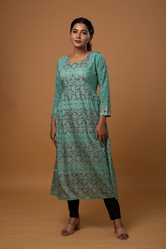 Silk kurti - Dedhia House